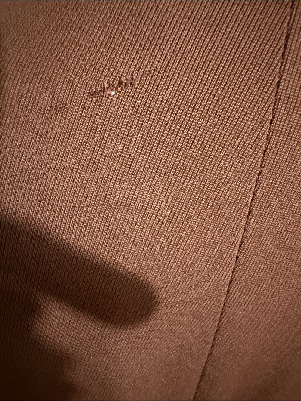 Lauren Ralph Lauren Size 12 Brown Wool Pantsuit Black Collar Made in USA - Picture 8 of 8